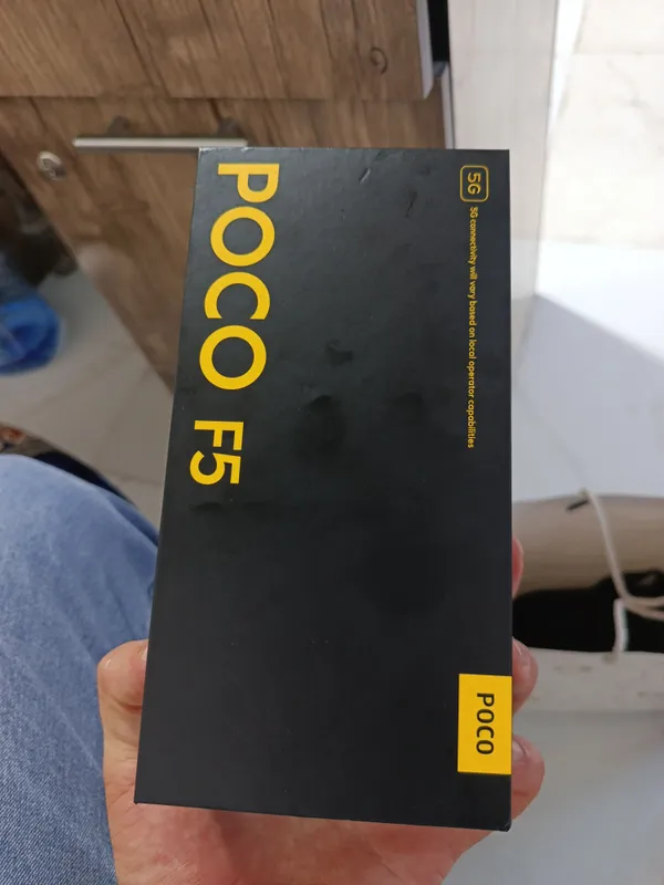 poco f5 hotira 12/256 holati ideal rangi qora