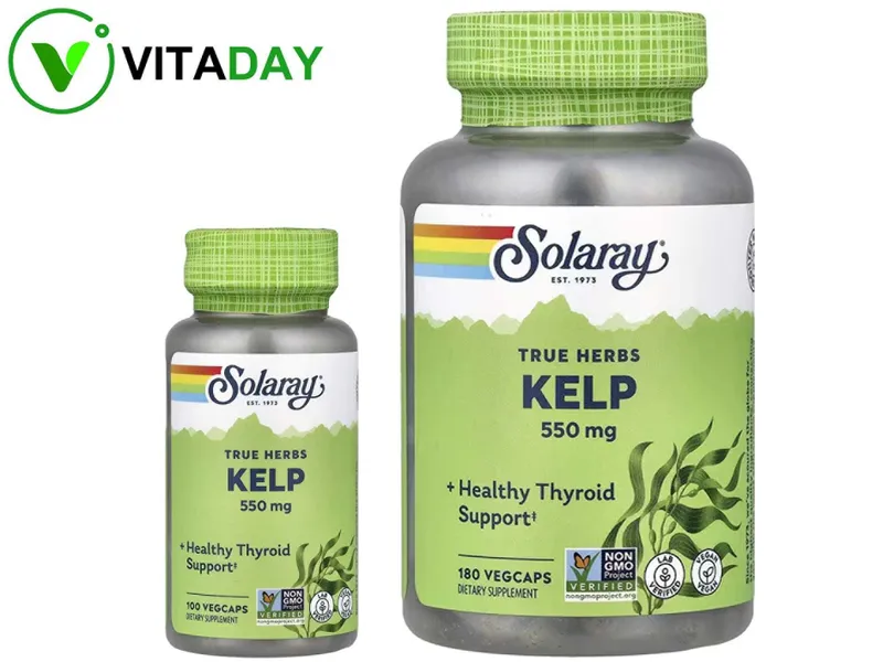 Solaray бурые водоросли Kelp йод yod 1 Solaray бурые водоросли Kelp йод yod 1