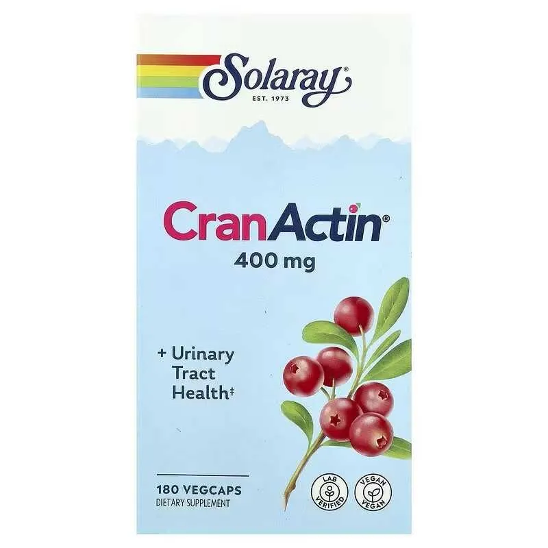 Solaray CranActin 60 растительных капсул 4