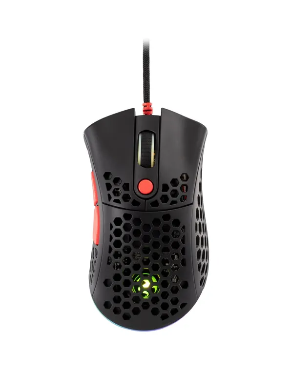 Игровая мышь 2E Gaming HyperSpeed Lite, проводная, оптическая, 6 клавиш, RGB-подсветка, чёрный — фото 1