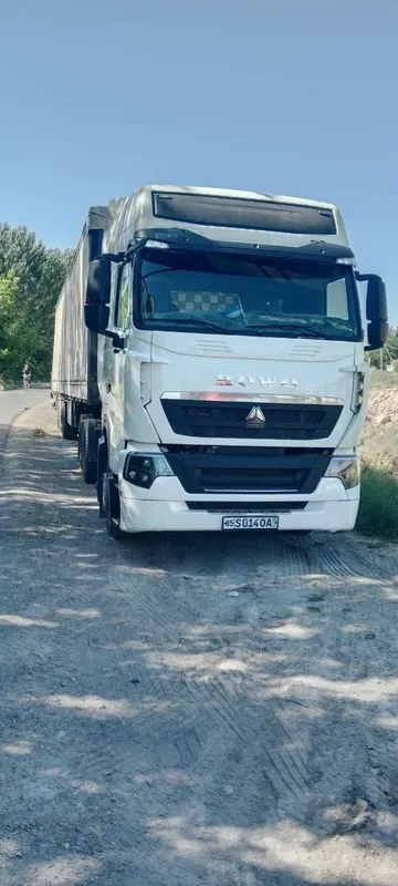 HOWO T7 + UzAutoTRAILER прицеп Сотилади 1 HOWO T7 + UzAutoTRAILER прицеп Сотилади 1