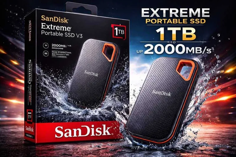SSD sandisk внешний накопитель 4