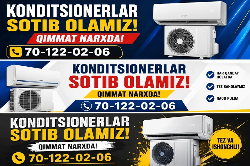 KONDISANIR MARAZLNIYLA SOTIB OLAMIZ