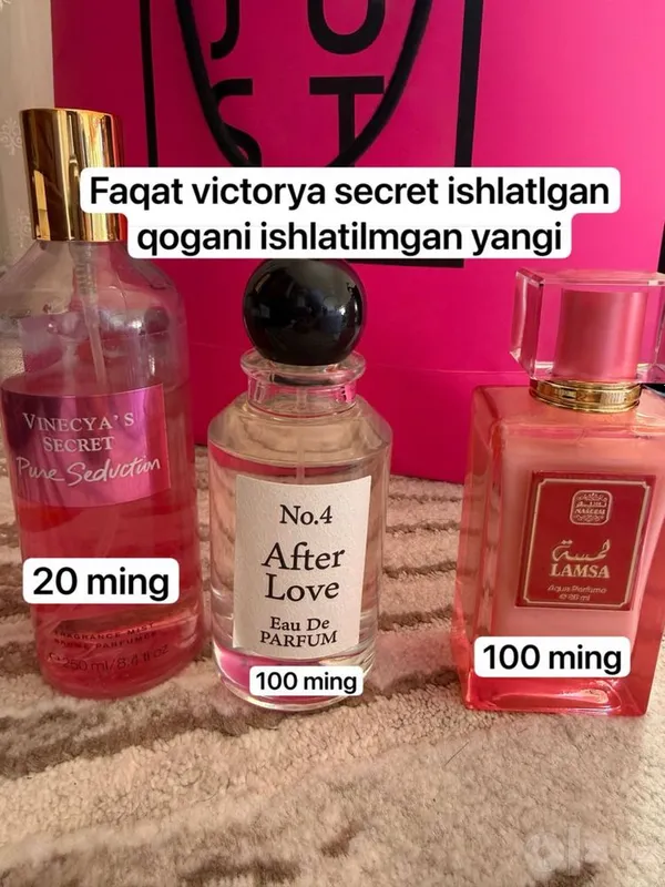 Atirlar lamsa After love va victorya secret Atirlar lamsa After love va victorya secret