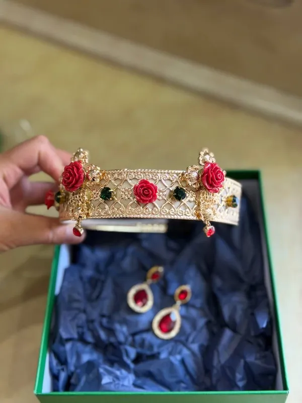 Продаю набор ободок и серьги Dolce&Gabbana — фото 1
