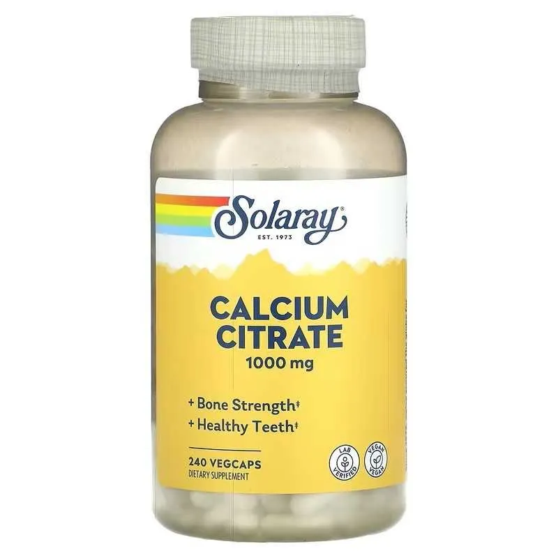 Solaray Calcium Citrate цитрат кальция калций kalsiy 120 и 240 капсул 1 Solaray Calcium Citrate цитрат кальция калций kalsiy 120 и 240 капсул 1