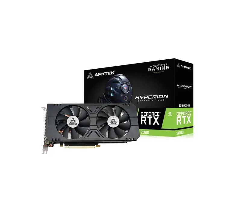 { Видеокарта Arktek NVIDIA GeForce RTX 2060 6GB GDDR6 DUAL — фото 2