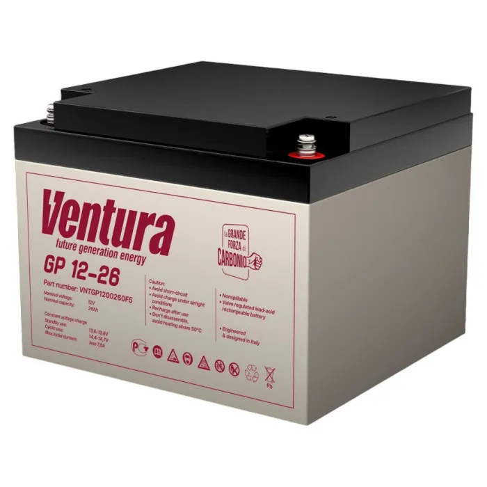 батарея для ИБП/UPS Ventura 12-26 12 вольт 26 а/ч)