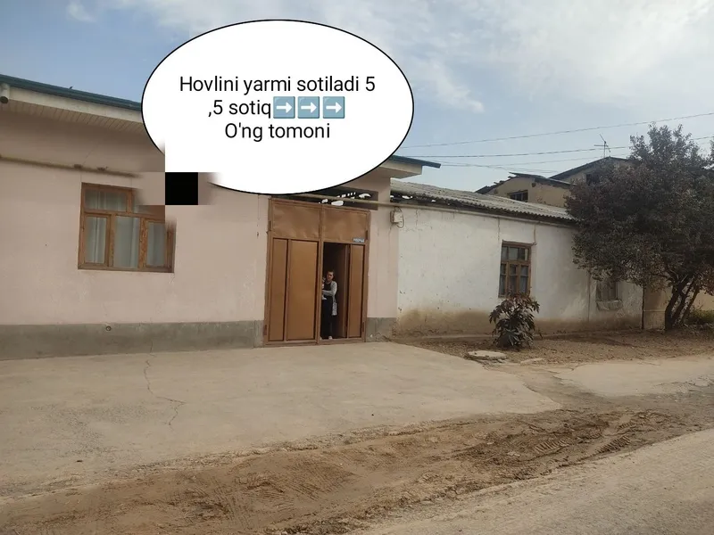 Hovli sotiladi 5,5 sotiq atvosi Moshina bozorga yetmi Nog'oy qo'rg'on 1 Hovli sotiladi 5,5 sotiq atvosi Moshina bozorga yetmi Nog'oy qo'rg'on 1