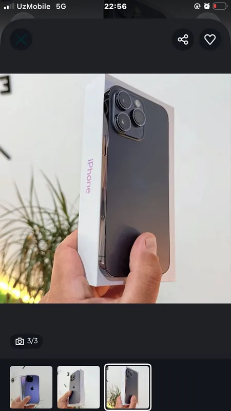Iphone 14 pro max 256 gb 77 % korobka dokument