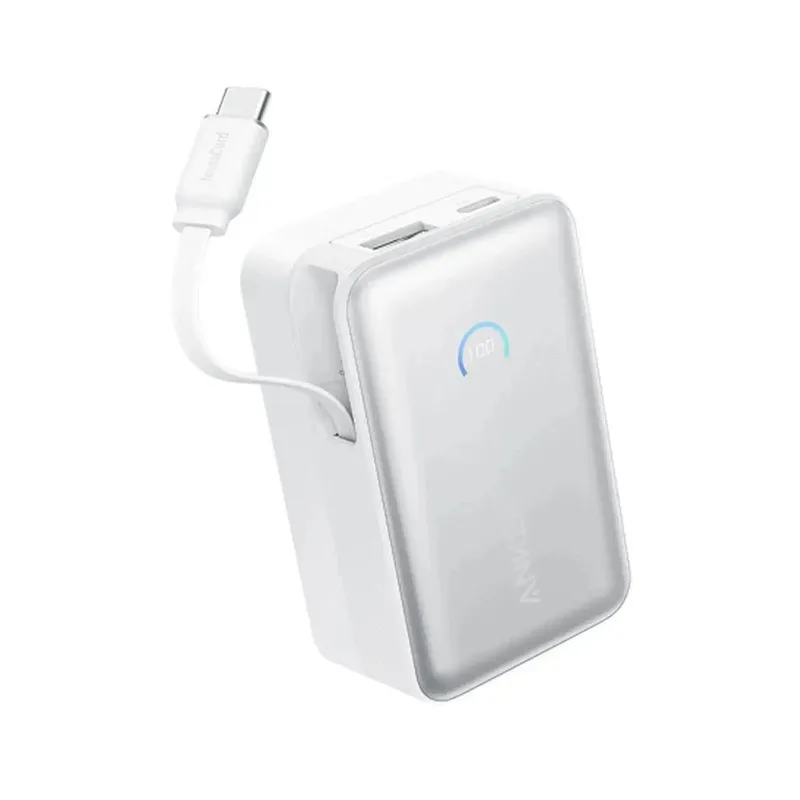 Anker Nano Power Bank 10000mAh 45W with Built-In Cable A1638 — фото 3