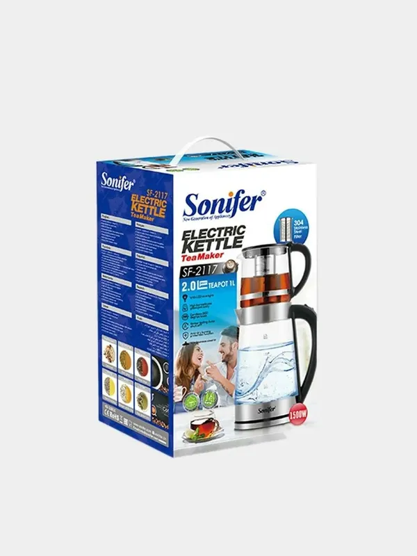 Электрический + заварочный чайник Sonifer SF-2117 3 Электрический + заварочный чайник Sonifer SF-2117 3