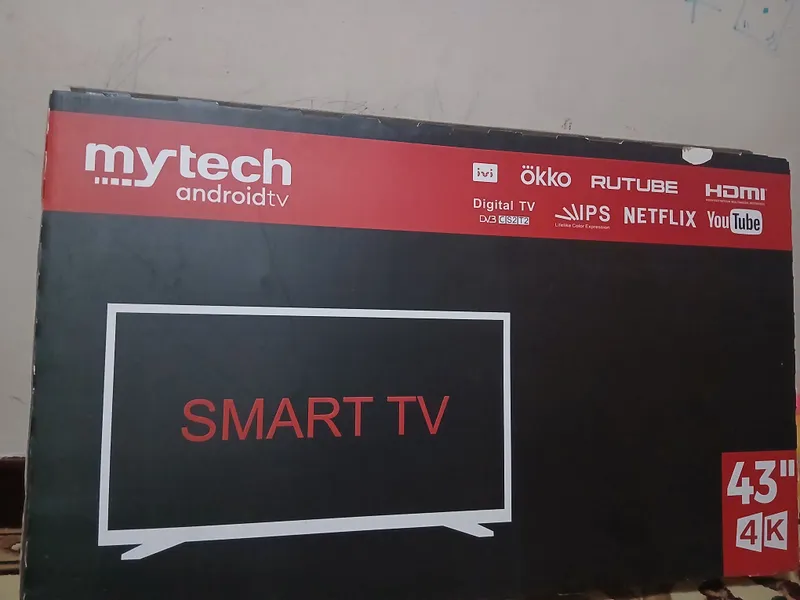 smart telvizir 43  maytech yangi ishlatilmagan