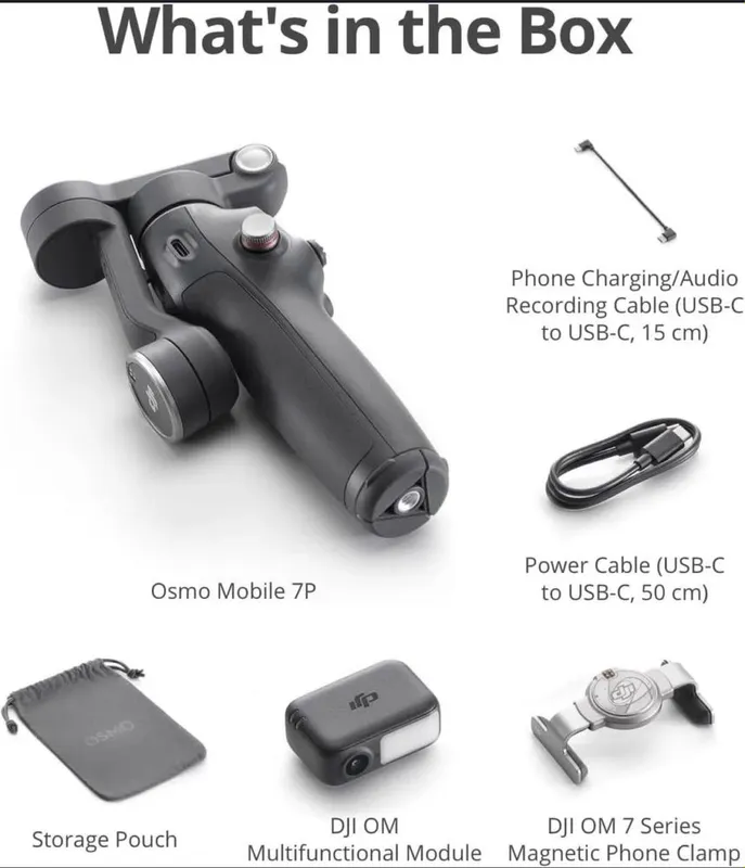DJI Osmo Mobile 7P – профессиональный стабилизатор для смартфонов — фото 1