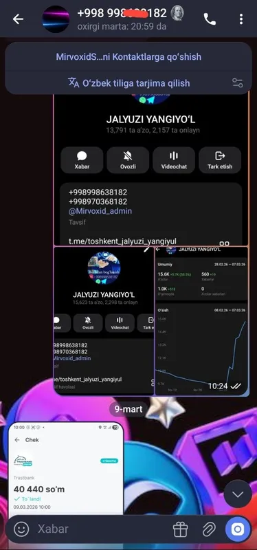 Telegramga REAL obunachilar qo‘shamiz | Tez va ishonchli — фото 3