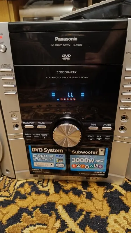 Муз. Центр Panasonic SA-VK 650 — фото 1