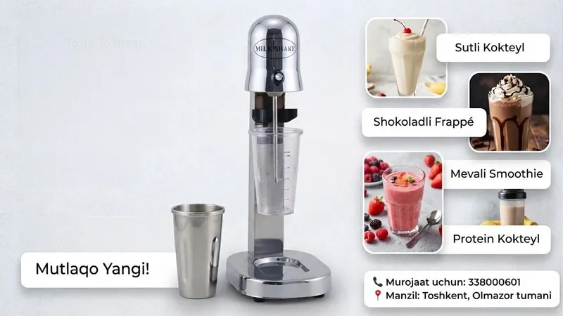 Professional Kokteyl va Milkshake apparati 1