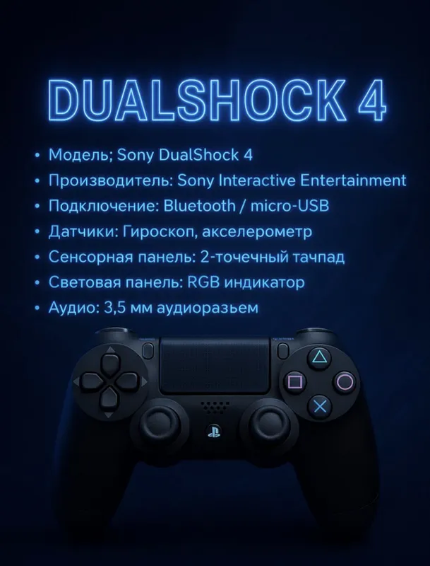 Геймпад PS4 DualShock 4 — фото 2