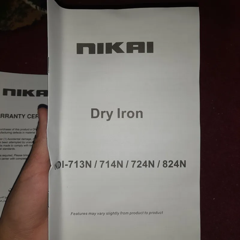 Утюг Nikai 1200 Вт, 724N, новый, не использовался 5