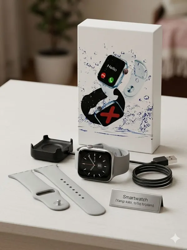 Smartwatch, ideal holatda, 1 marta taqilgan — фото 1