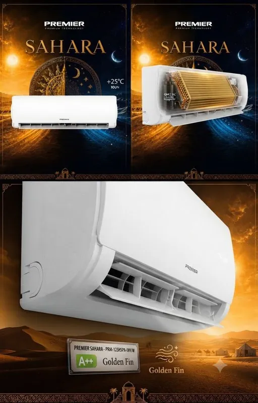 Премиум кондиционер PREMIER SAHARA (Inverter) 12000 BTU До -5°C 3