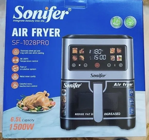 Новая Аэрофритюрница / Аэрогриль Sonifer SF-1028PRO (6.5л) — фото 2