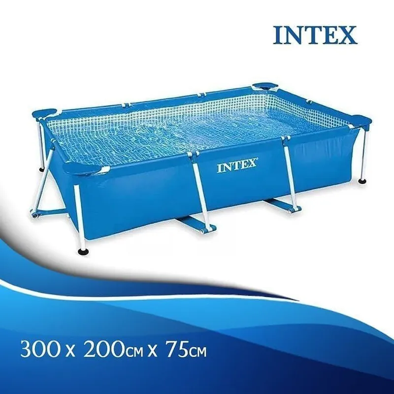 Бассейн каркасный бассейн INTEX 3×2×65 karkasli basseyn stoyka basseyn