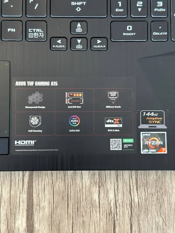 Ноутбук Asus Tuf Gaming R7/ 16/512Gb/144Hz Noutbuk 3