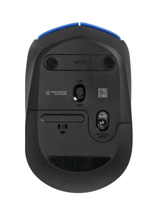 Мышь Logitech M171 Wireless Mouse (синяя) — фото 7 Мышь Logitech M171 Wireless Mouse (синяя) — фото 7