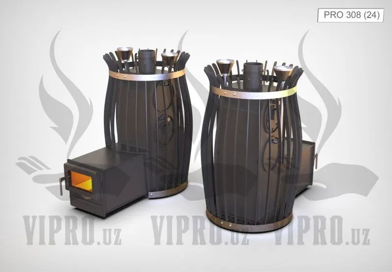 Печь для бани “PRO-308” с закрытой каменкой,печь для сауны,баня,сауна 5 Печь для бани “PRO-308” с закрытой каменкой,печь для сауны,баня,сауна 5