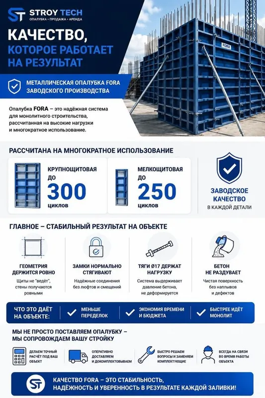 Компания FORA опалубочные системы.Доставка по всему Узбекистану 2 Компания FORA опалубочные системы.Доставка по всему Узбекистану 2