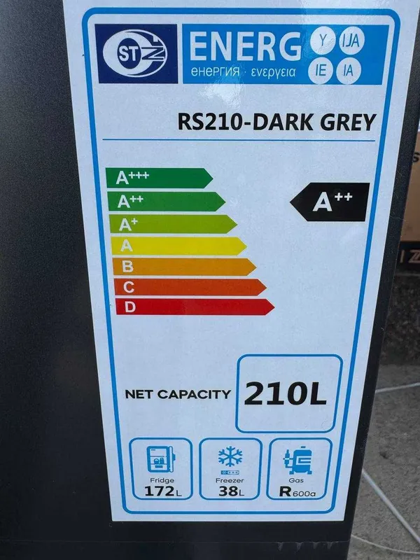 Холодильник Rulls RS210-Dark Grey — фото 4