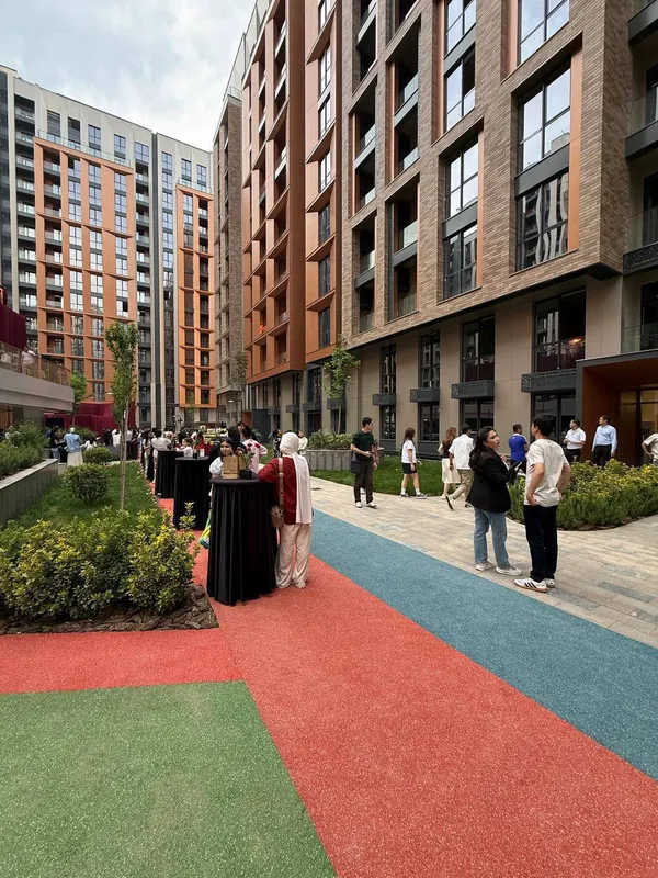 1-комнатная квартира, ЖК Regnum Plaza, Мирзо-Улугбекский район (ул. Сайрам), white box, вид во двор — фото 3
