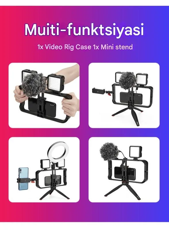 JMARY MT-33 telefon tripod rig – vlog uchun — фото 1