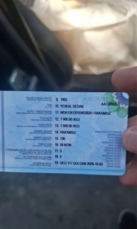 Mers 124 Srochna sotiladi 8 Mers 124 Srochna sotiladi 8
