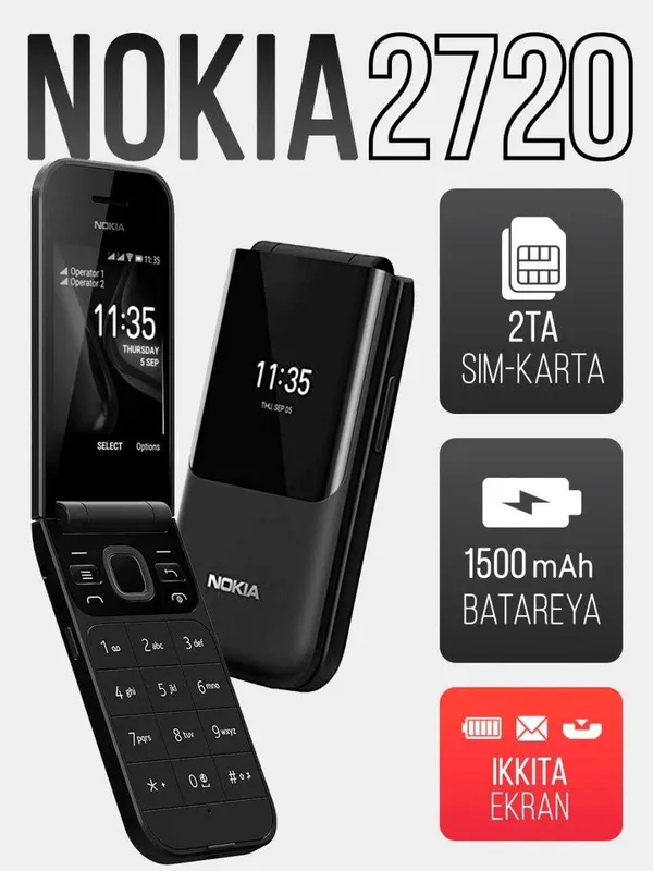 Knobkali telefon nokia 2720