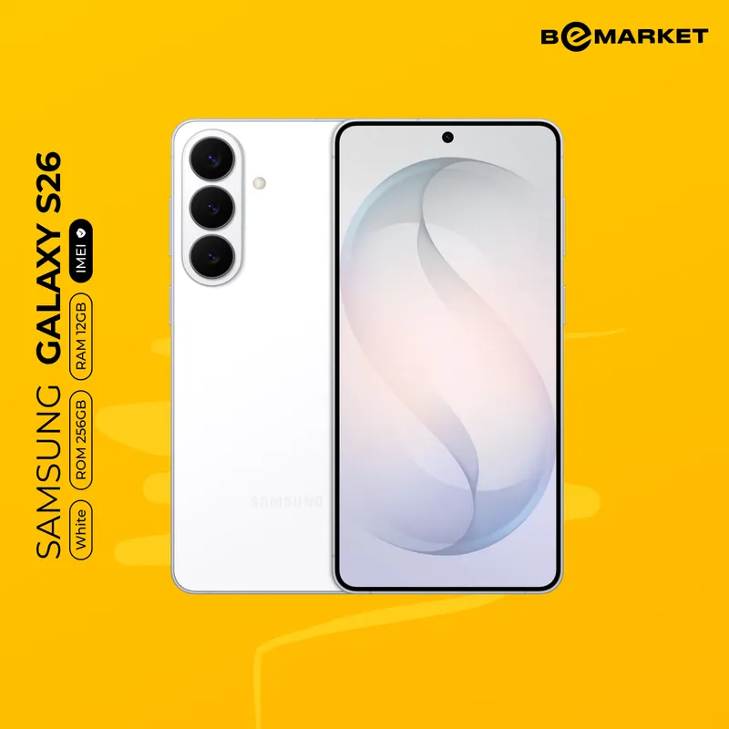 Samsung Galaxy S26, White, 12/256 GB