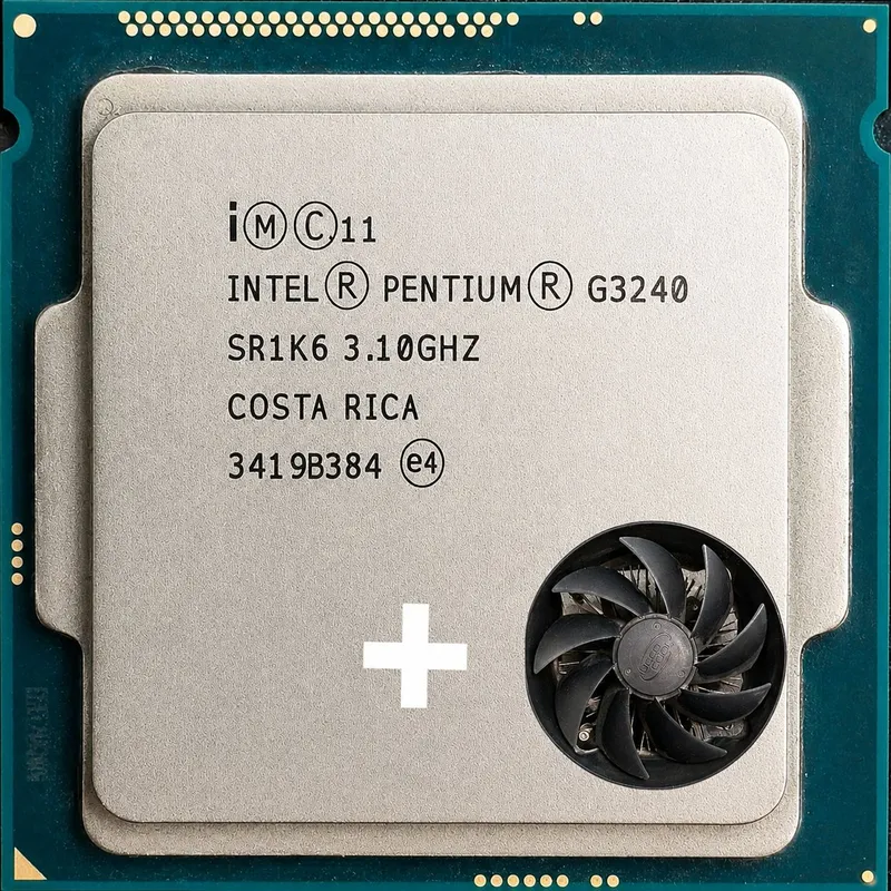 Intel Pintenium G3240 3.10 GHz + кулер Intel Pintenium G3240 3.10 GHz + кулер