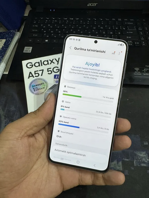 Samsung A57 (256gb) yangi telefon 3 Samsung A57 (256gb) yangi telefon 3