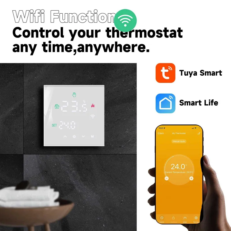 Beok Tuya, SmartLife Умный домашний термостат Beok Tuya, SmartLife Умный домашний термостат
