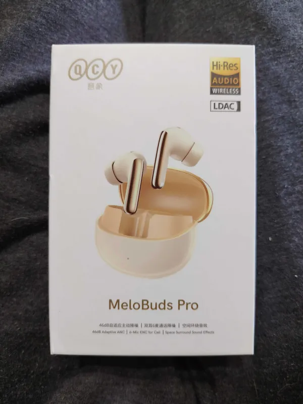 Наушники QCY MeloBuds Pro HT08 (ANC, Hi-Res, LDAC). Новые!