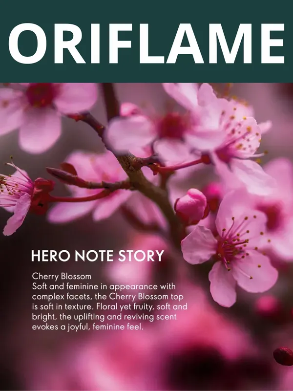 ORIFLAME-Womens collection delicate cherry blossom 3 ORIFLAME-Womens collection delicate cherry blossom 3