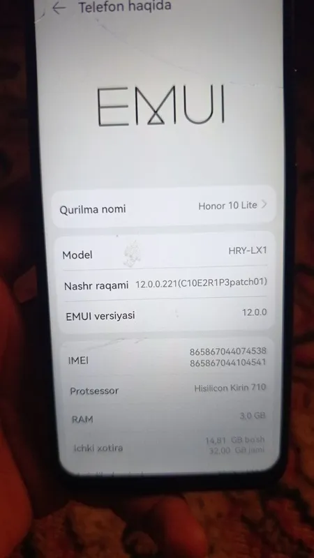 Honor 10 Lite 3 Honor 10 Lite 3