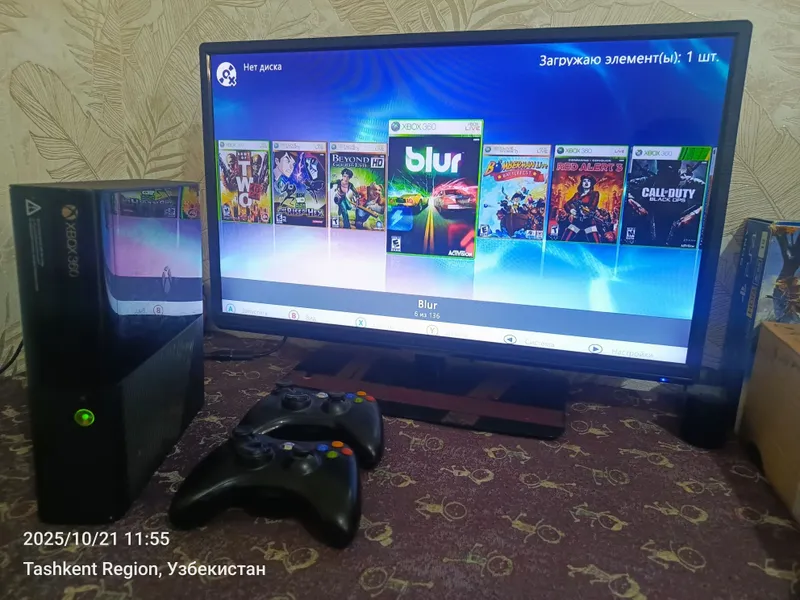 Xbox360 E 500gb прошитый+135 игры записано — фото 1
