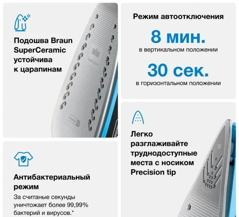 Утюг Braun SI5256BL 3 Утюг Braun SI5256BL 3