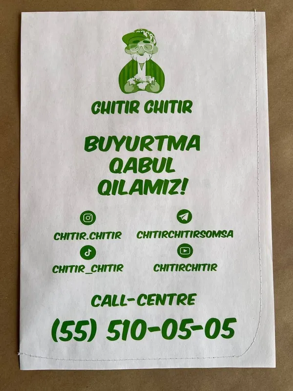 Somsa gumma uchun qogʻoz paket — фото 2