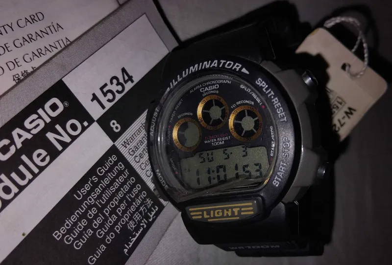 часы casio w-727h-1vhdr. Коллекционный экземпляр