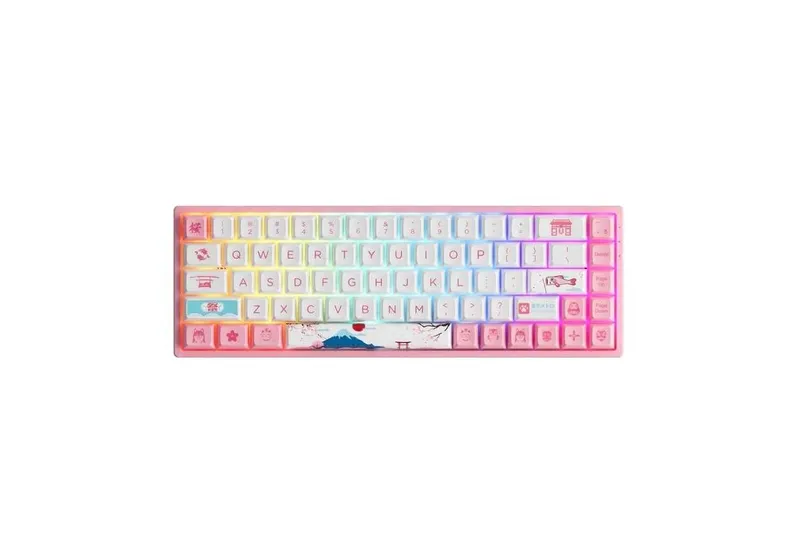 } Клавиатура Akko 3068B Plus Tokyo R2 CS Jelly Purple RGB
