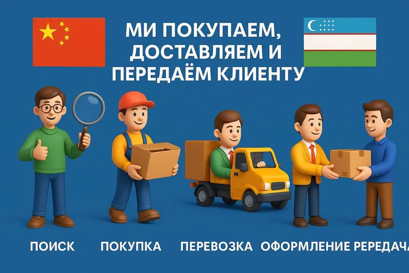 Авто доставка товаров из Китая в Узбекистан всё под ключ — фото 1