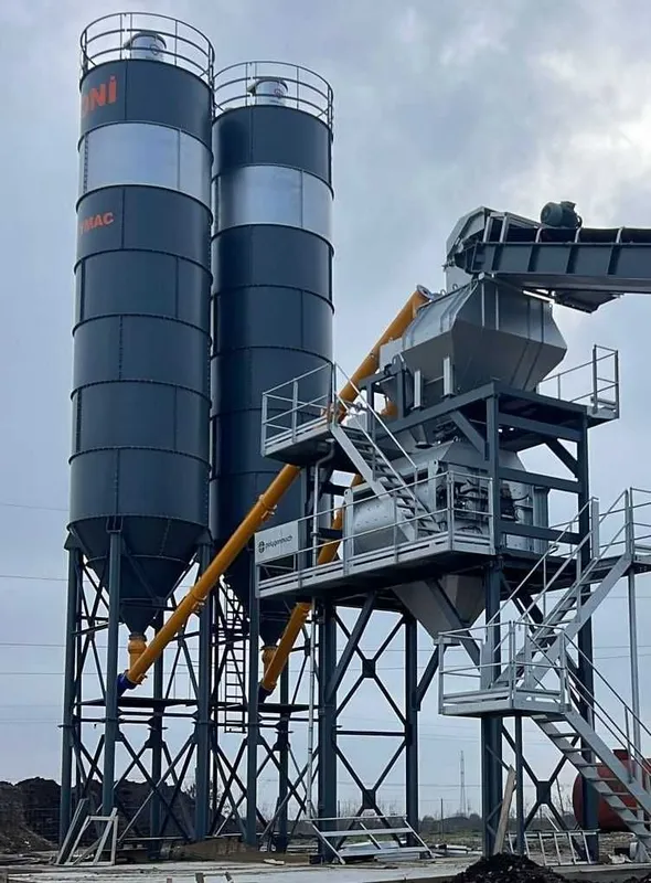 Бетонный завод БСУ-120. Производства Турция. 120 куб в час. 1